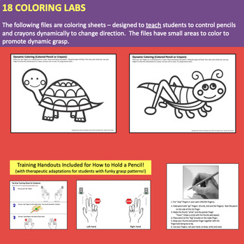 Teach Pencil Grasp and How to Control a Pencil SPRING THEMED - Image 4