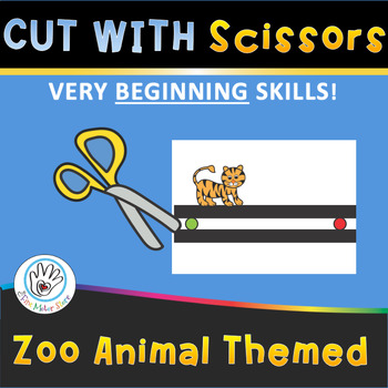 Very BEGINNING Scissors Skills for Cutting Centers Preschool Special Education