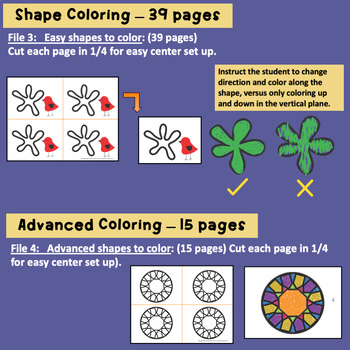 Teach Coloring Skills and How to Color in the Lines FALL THEMED - Image 4
