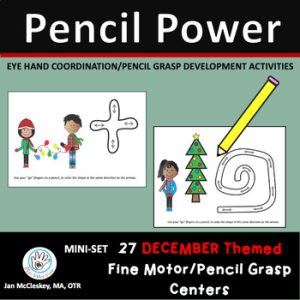 How to Have a Correct Pencil Grasp Activities  DECEMBER THEMED FINE MOTOR