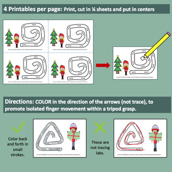 How to Have a Correct Pencil Grasp Activities DECEMBER THEMED FINE MOTOR - Image 3