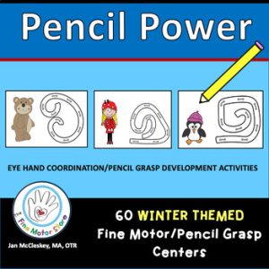 How to Have a Correct Pencil Grasp Activities WINTER THEMED FINE MOTOR CENTERS