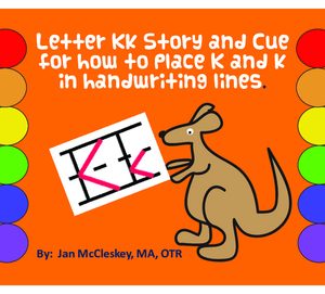 Letter Kk Trick for Placement within Handwriting Lines