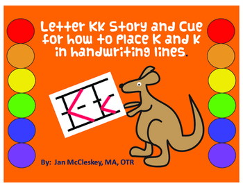 Letter Kk Trick for Placement within Handwriting Lines