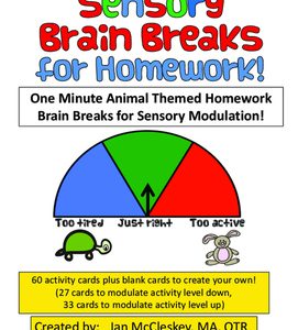 Sensory Modulation Breaks for Homework Time!