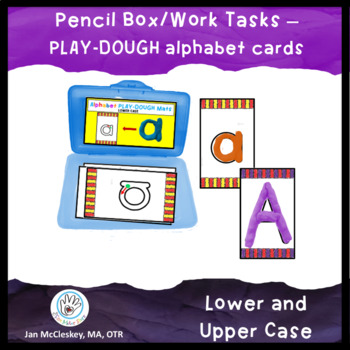 Playdough mat cards for Pencil Box or Work Tasks Containers