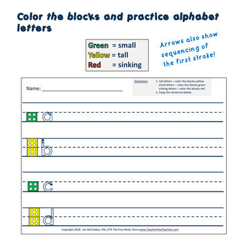 Handwriting Practice for Sizing Letters - Image 3