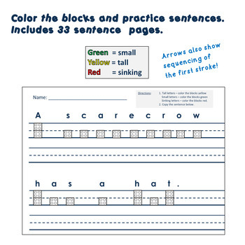 Handwriting Sizing Practice - Image 4