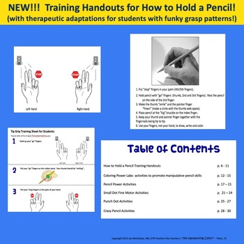 FREE How to Hold a Pencil Activities - Image 2