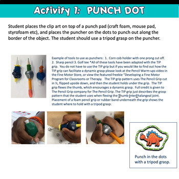 Dinosaur Pokey Pin Fine Motor Activities - Image 3