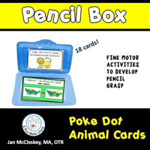 Poke Dot Activities to Develop Pencil Grasp