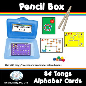 Preschool Pencil Boxes or Centers Fine motor ALPHABET AND PHONICS