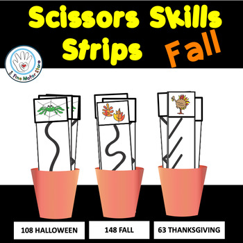 Preschool Kindergarten Scissors Skills Cutting Skills for Centers