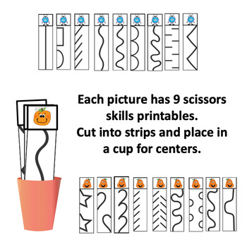 Preschool Kindergarten Scissors Skills Cutting Skills for Centers - Image 2
