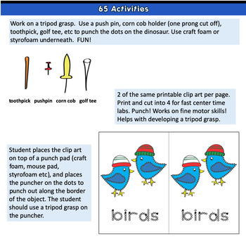 Pokey Pin Push Pin Fine Motor Skills for WINTER - Image 3