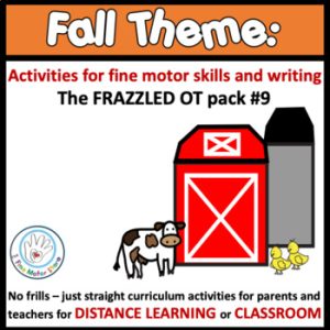 FALL THEMED Special Education or Occupational Therapy Fine Motor Pack