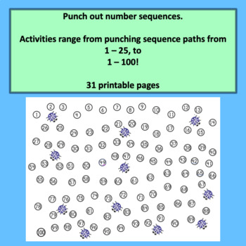 Spring alphabet and number sequencing punch dots - Image 3