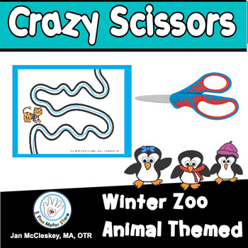 Scissors Skills Winter Themed