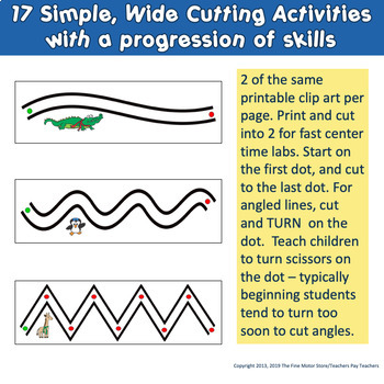 Scissors Skills Winter Themed - Image 2