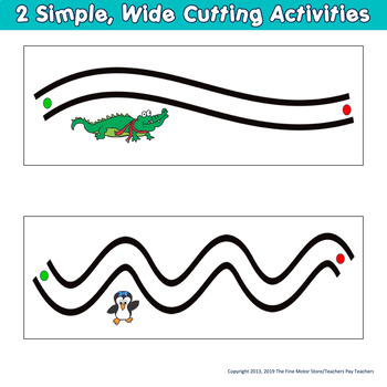 FREE Winter Themed Scissors Activities - Image 2