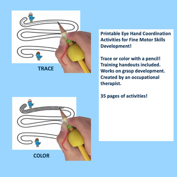 Free Winter Themed Crazy Pencil Labs to Develop Pencil Grasp ! - Image 2