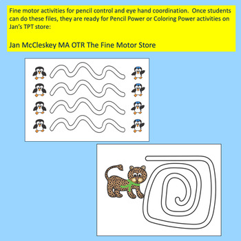 Free Winter Themed Crazy Pencil Labs to Develop Pencil Grasp ! - Image 3